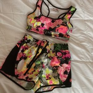 Fila Floral Running Shorts